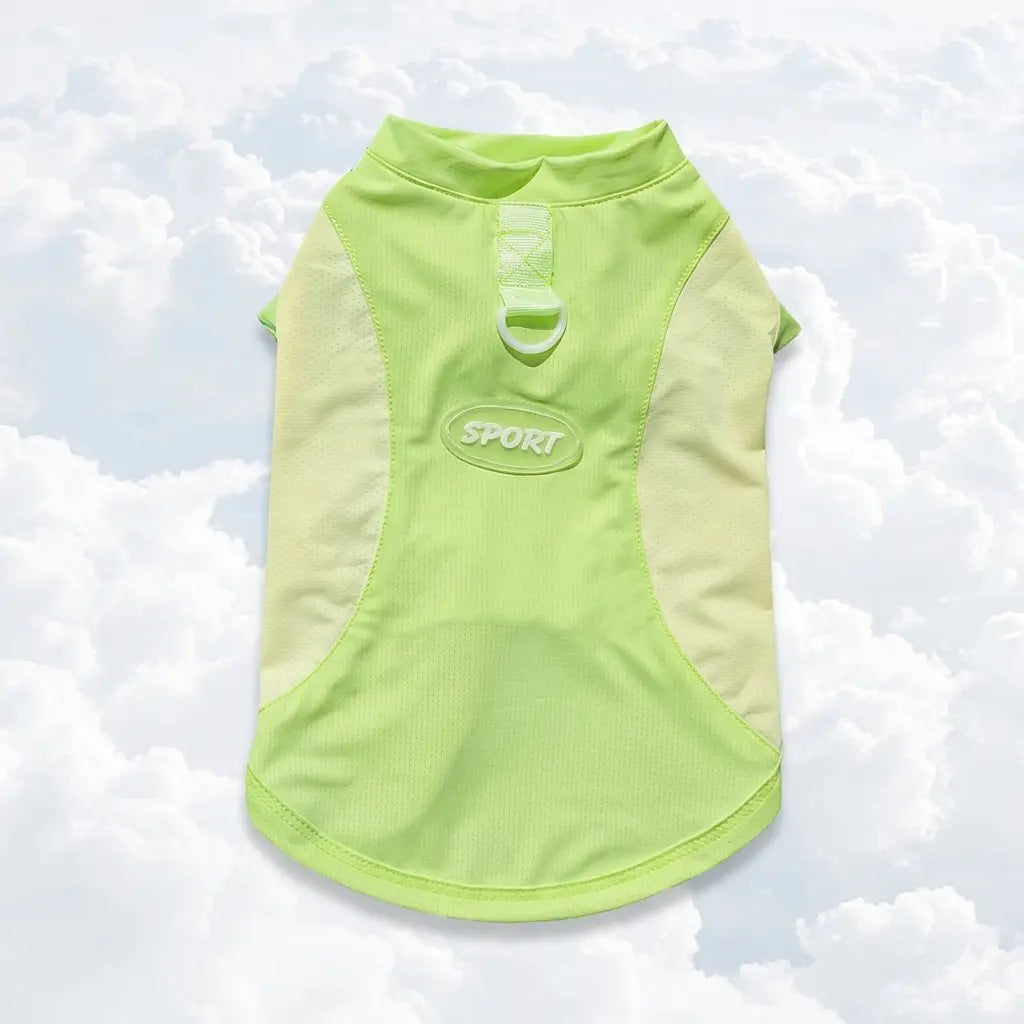 Breathable Mesh Large Dog Cooling Vest - Sporty Summer Dog Clothes