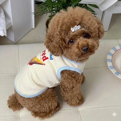 Kawaii Cartoon Dog Vest - Breathable Summer Vest/Dress for Small Dogs