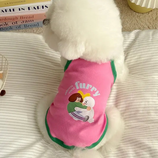 cute-illustration-dog-camisole-pink