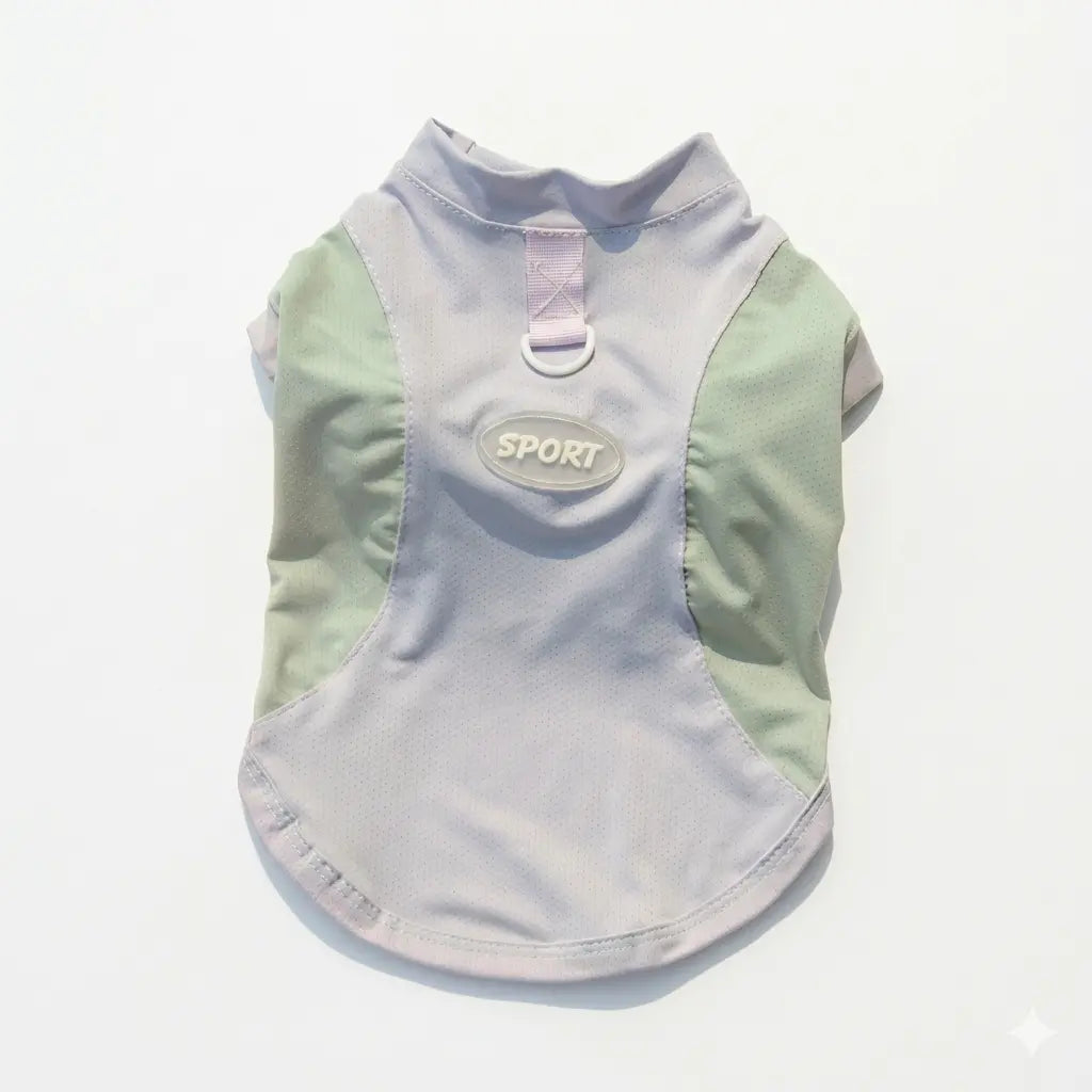 Breathable Mesh Large Dog Cooling Vest - Sporty Summer Dog Clothes