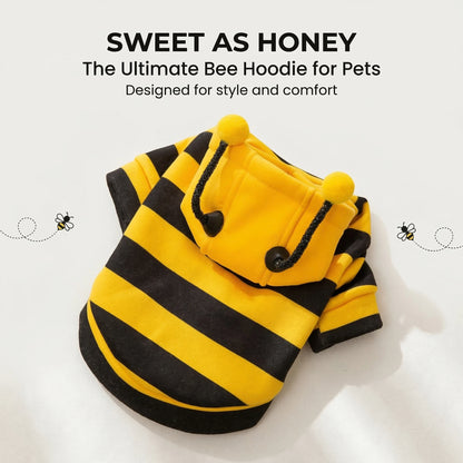 Adorable Bumblebee Pet Hoodie for small dogs