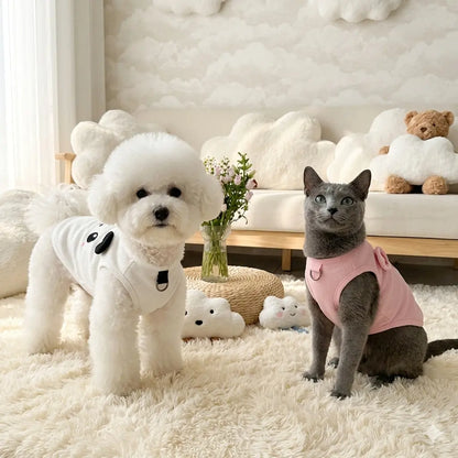waffle-knit-dog-vest-with-leash-attachment